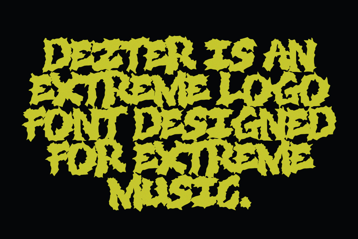 Dezter - Black Metal Font, a Blackletter Font by tebaltipislab (Photo 3 of 13)
