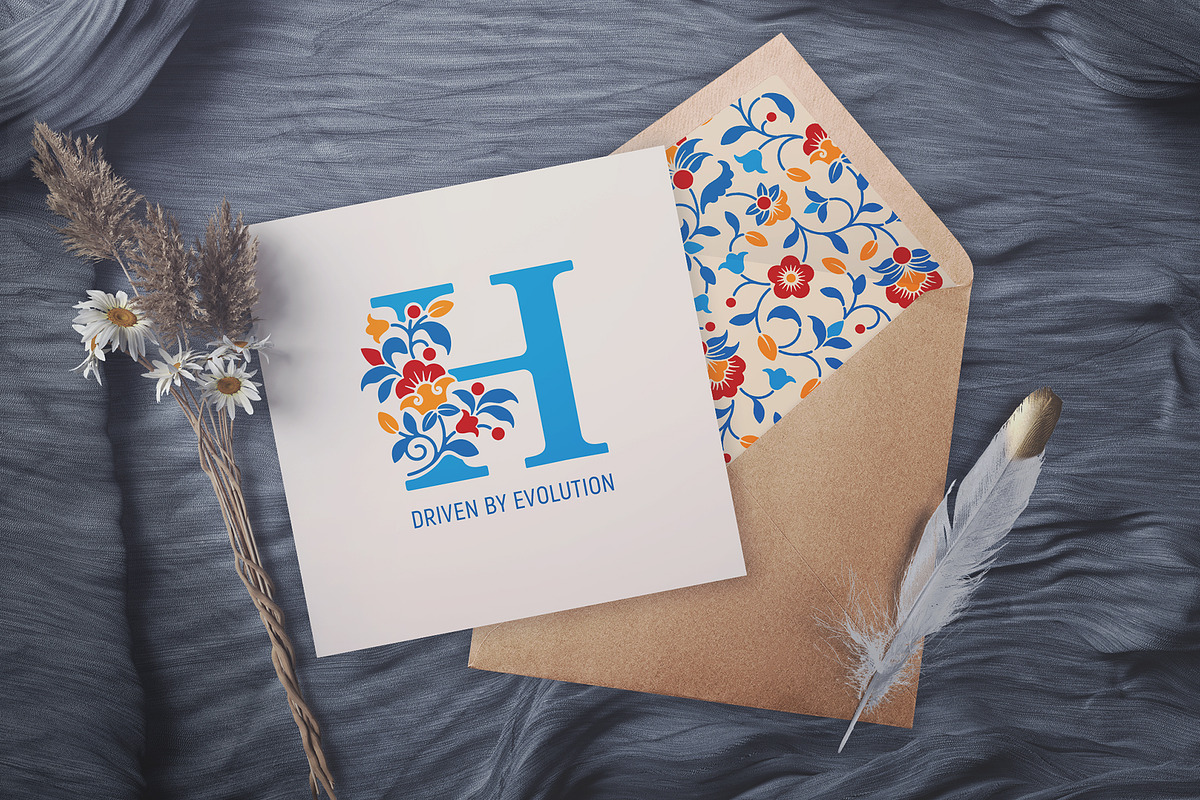 Floral Alphabet, Frames, Decors Set, a Decorative Illustration by Vector beauty (Photo 8 of 13)