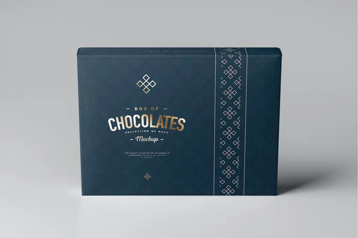 Box Of Chocolates Mock-up, a Packaging Mockup by BLISS DESIGN (Photo 3 of 9)