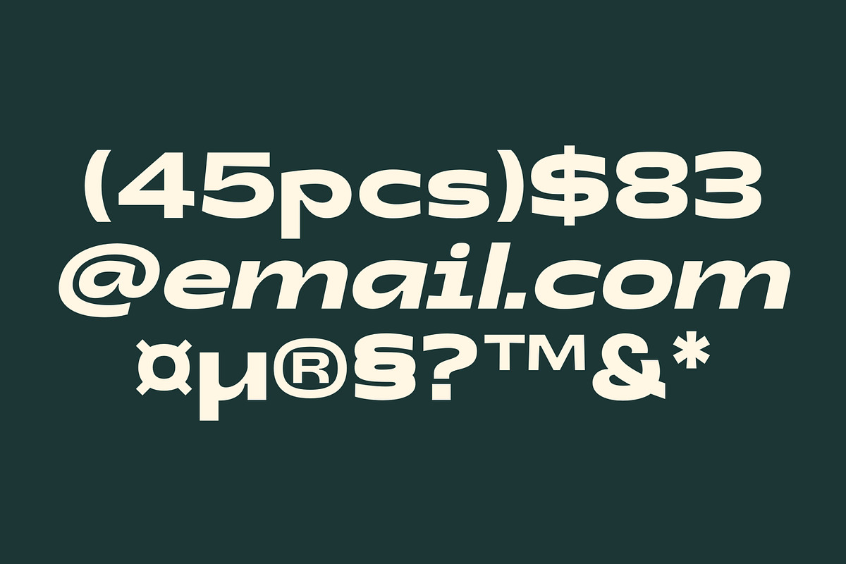 Gts Varine - Wide Display Font, a Sans Serif Font by Graptail (Photo 13 of 14)