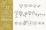 Sprigs & Blooms Clipart +Bonus Logos, an Object Graphic by The Pen and Brush (Thumbnail 3 of 7)