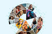 Collage Photo Frame Design Bundle, a Print Template by MRI STUDIO (Thumbnail 7 of 52)