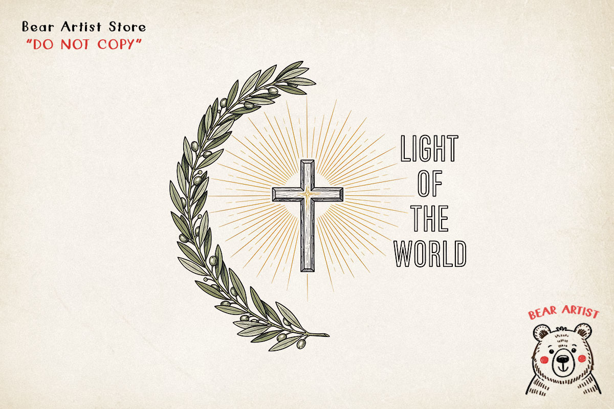 Christian Engraved Illustration, an Object Graphic by GlitterCraft (Photo 4 of 101)