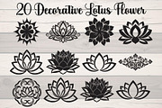 Decorative Lotus Flower, an Object Graphic by Creativeshirt (Thumbnail 1 of 14)