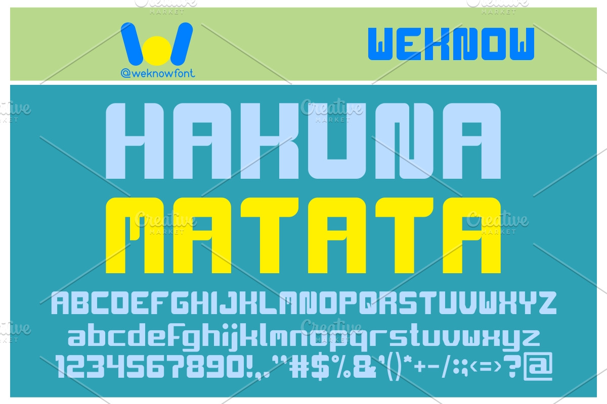 Cinta Adalah Perhatian font, a Font by weknow (Photo 3 of 5)