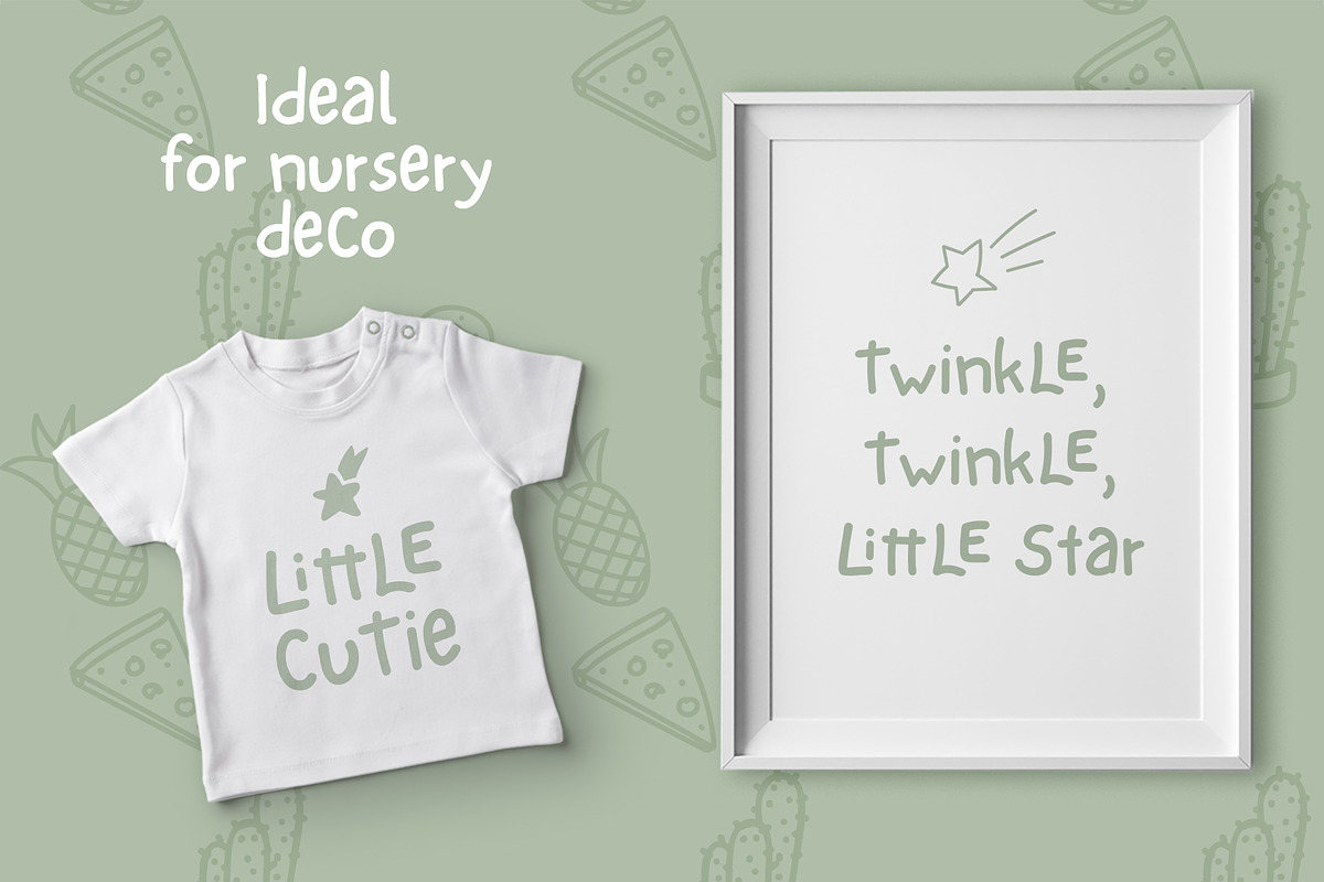 One Little Font Greek / Latin preview 4