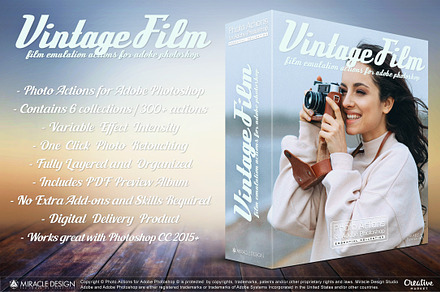 Actions for Photoshop / Vintage Film