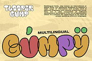 Tlooper Gump - Bubble Graffiti Style, a Sans Serif Font by RagamKata (Thumbnail 12 of 12)