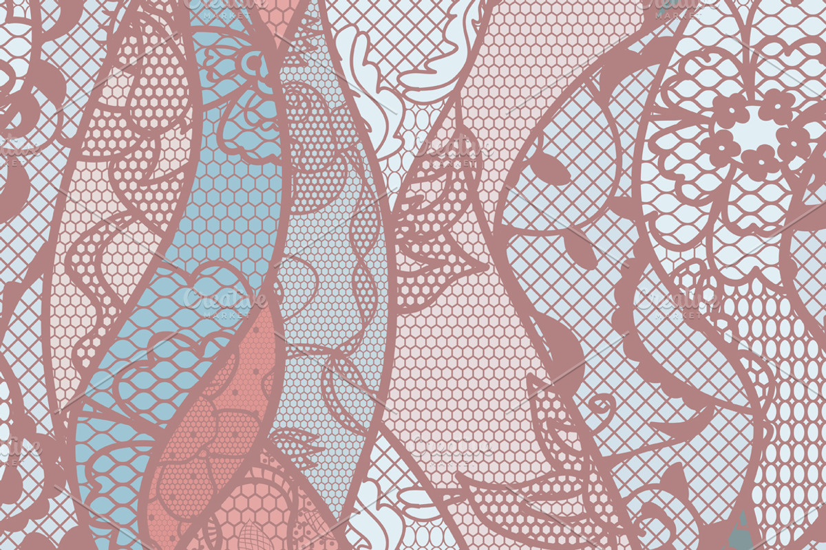 Lacy vector seamless patterns, a Pattern Graphic by tamara.comotomka (Photo 5 of 6)