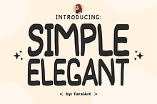 Simple Elegant - Playful Sans Font