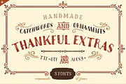 Thankful Complete, a Sans Serif Font by Ornaments of Grace (Thumbnail 2 of 5)