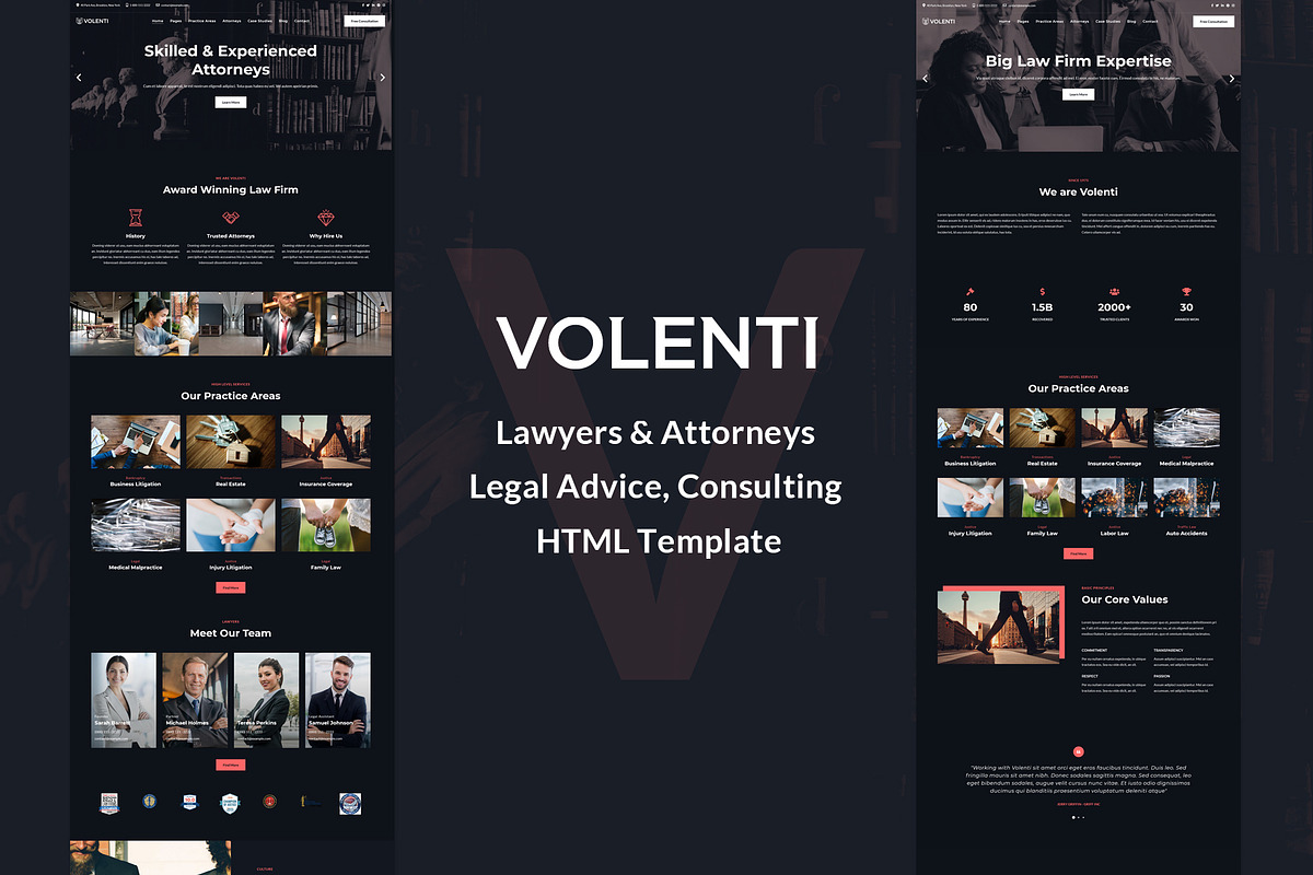 Law Firm Attorney Lawyer Template, a HTML Template by MatchThemes (Photo 1 of 4)