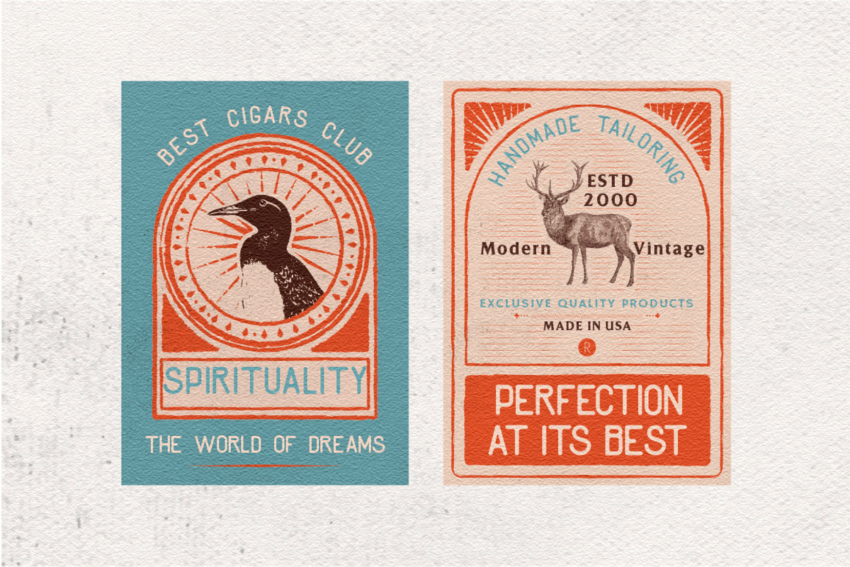 Barter Vintage Font, a Sans Serif Font by Vultype Co. (Photo 2 of 8)