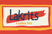 Lakrits - a handmade font, a Font by JoachimF (Thumbnail 1 of 5)