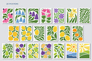 Modern Summer Posters | 204 elements, a Decorative Illustration by yarynabo (Thumbnail 3 of 10)