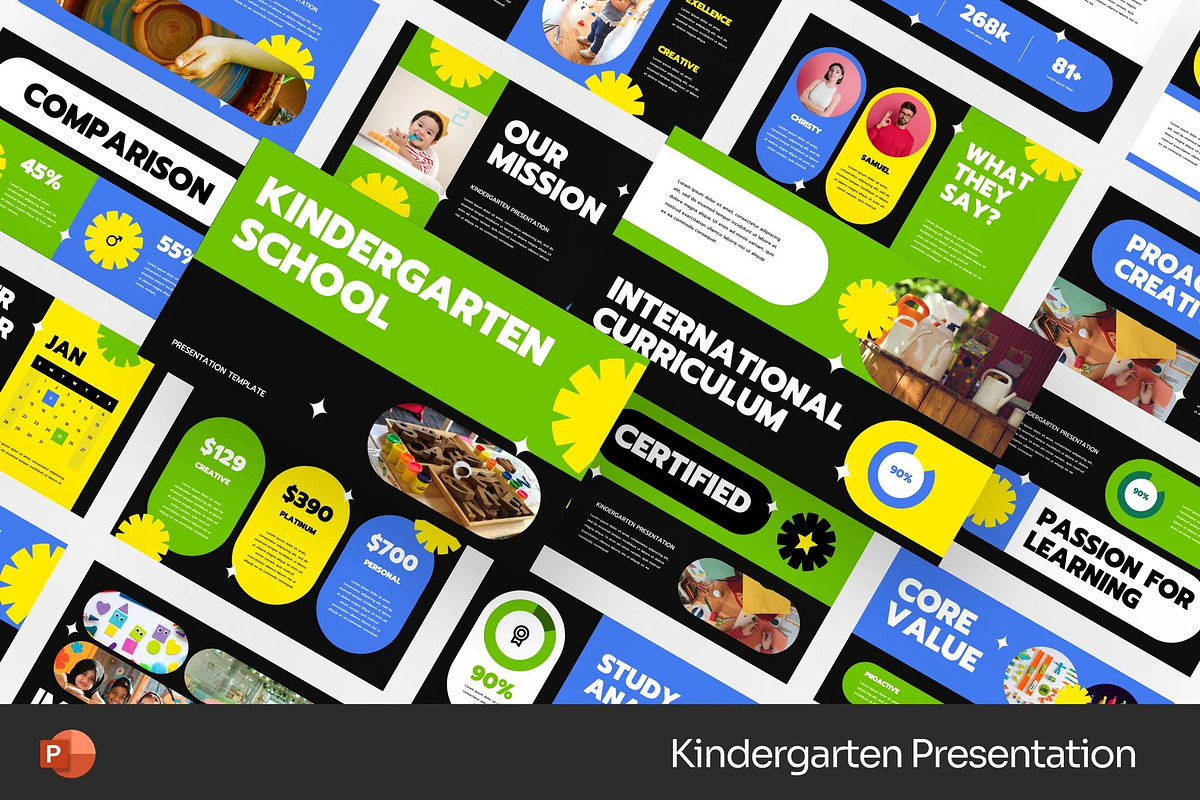 Kindergarten Powerpoint, a Presentation Template by Fit-tee (Photo 1 of 2)