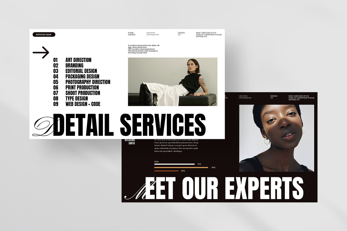 Services Guide Presentation Template preview 8