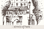 Streets of Paris, France, an Illustration by TheMountBirdStudio (Thumbnail 1 of 2)