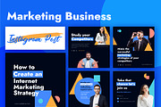 Marketing Business Carousel, a Social Media Template by FoxStore (Thumbnail 1 of 2)