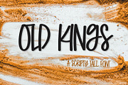 Old Kings - An Uppercase Script, a Script Font by CraftyLittleNodes (Thumbnail 1 of 6)