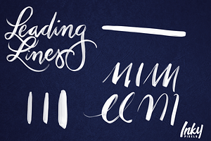 Inky Lettering Procreate Brushes