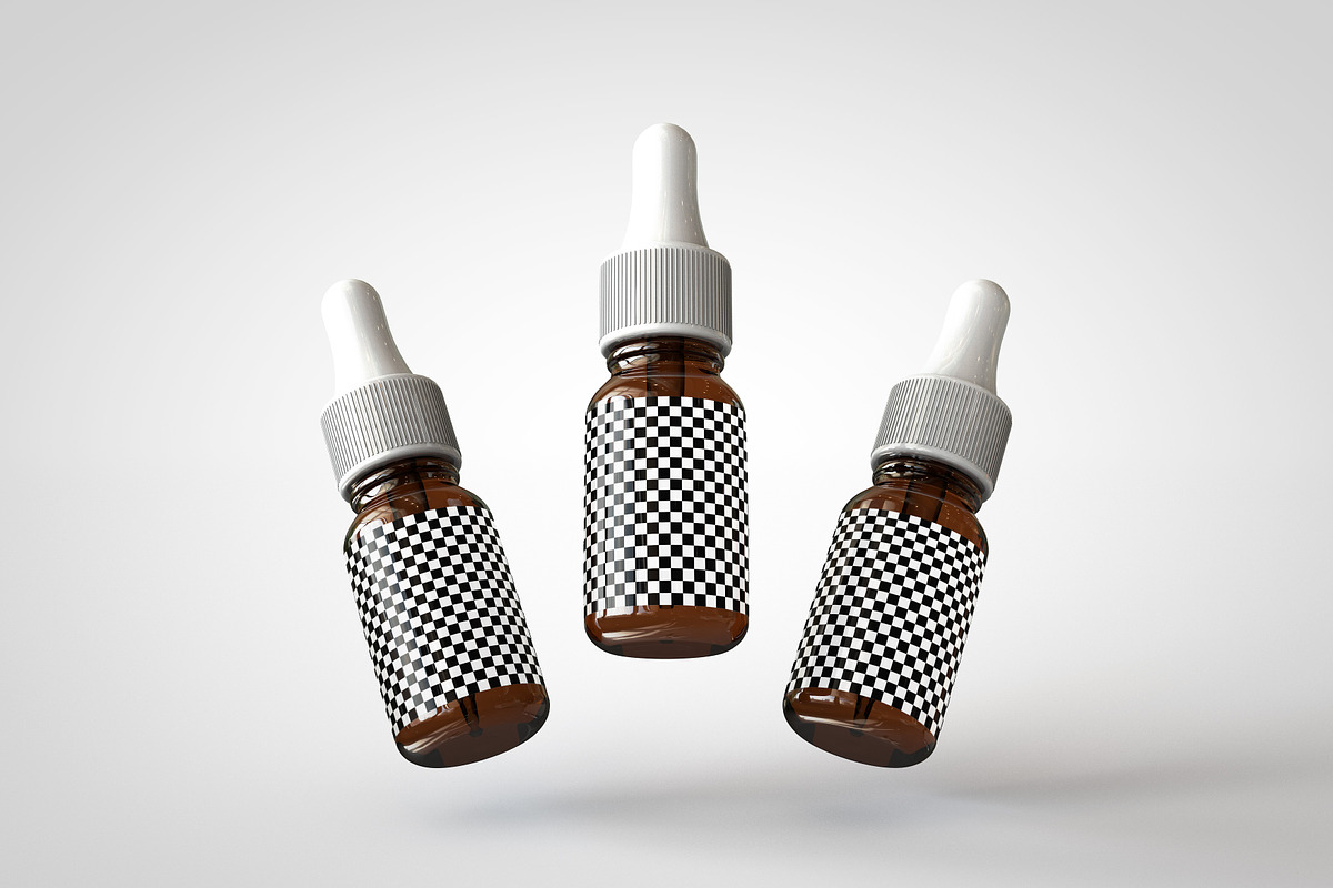 Dropper Bottle & Box Mock-Up | 10ml, a Household Mockup by TSOBG (Photo 10 of 20)