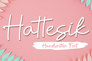 Hattesik Script Monoline Font, a Script Font by MC Creative (Thumbnail 1 of 7)