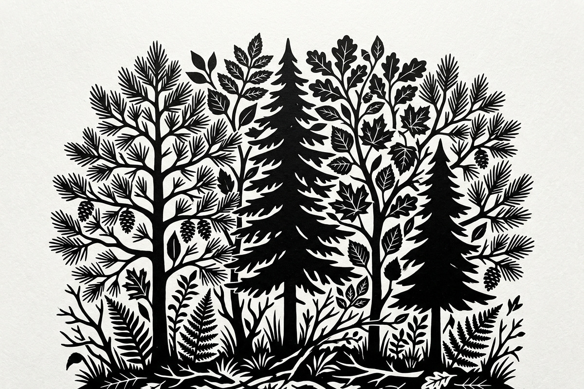 Majestic Pine Trees SVG, a Finance Illustration by Amazin_art (Photo 20 of 34)