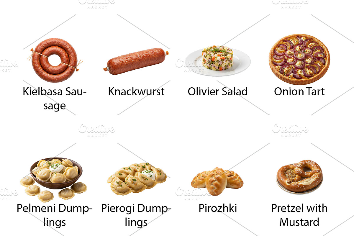 European Food - PNG Asset Bundle, a Food Illustration by Nurlan's shop (Photo 4 of 6)