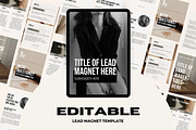 Lead Magnet Template, a Design Template by TheWayfarerShoppe (Thumbnail 2 of 5)