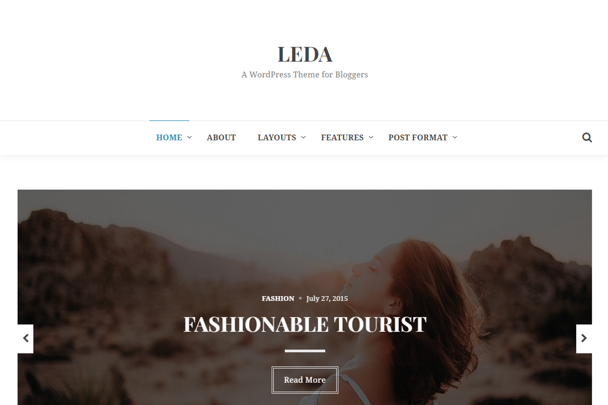 Leda WordPress Theme, a WordPress Template by Theme Junkie (Photo 1 of 4)