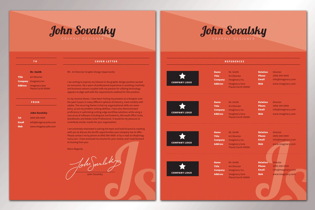 Colorful InDesign Resume, a Resume Template by FDwight (Photo 3 of 4)