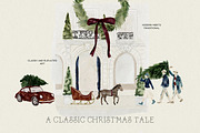 Classic Christmas Watercolor & Cards, an Object Graphic by Laras Wonderland (Thumbnail 6 of 12)