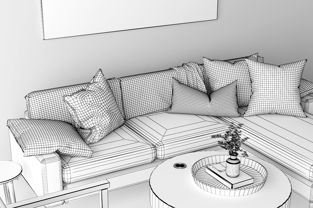 Living A - Neutral Soft, a Furniture 3D Model by 3DCargo (Photo 8 of 10)