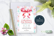 Galentines Day Brunch Invite & Menu, an Invitation Template by Tracia Creative (Thumbnail 6 of 7)