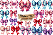 Coquette Valentine Bow Clipart Bundl, an Illustration by DreamCafeArt (Thumbnail 1 of 4)