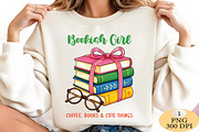 Bookish Girl PNG, a Seasonal Illustration by Daily.Designs (Thumbnail 2 of 5)