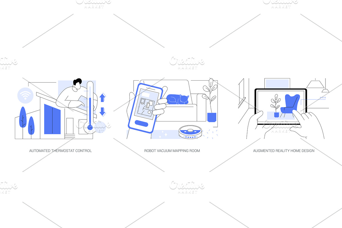 AI-Powered Home Comfort Tools, a Technology Illustration by Visual Generation