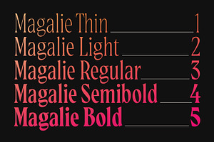 Magalie Typeface