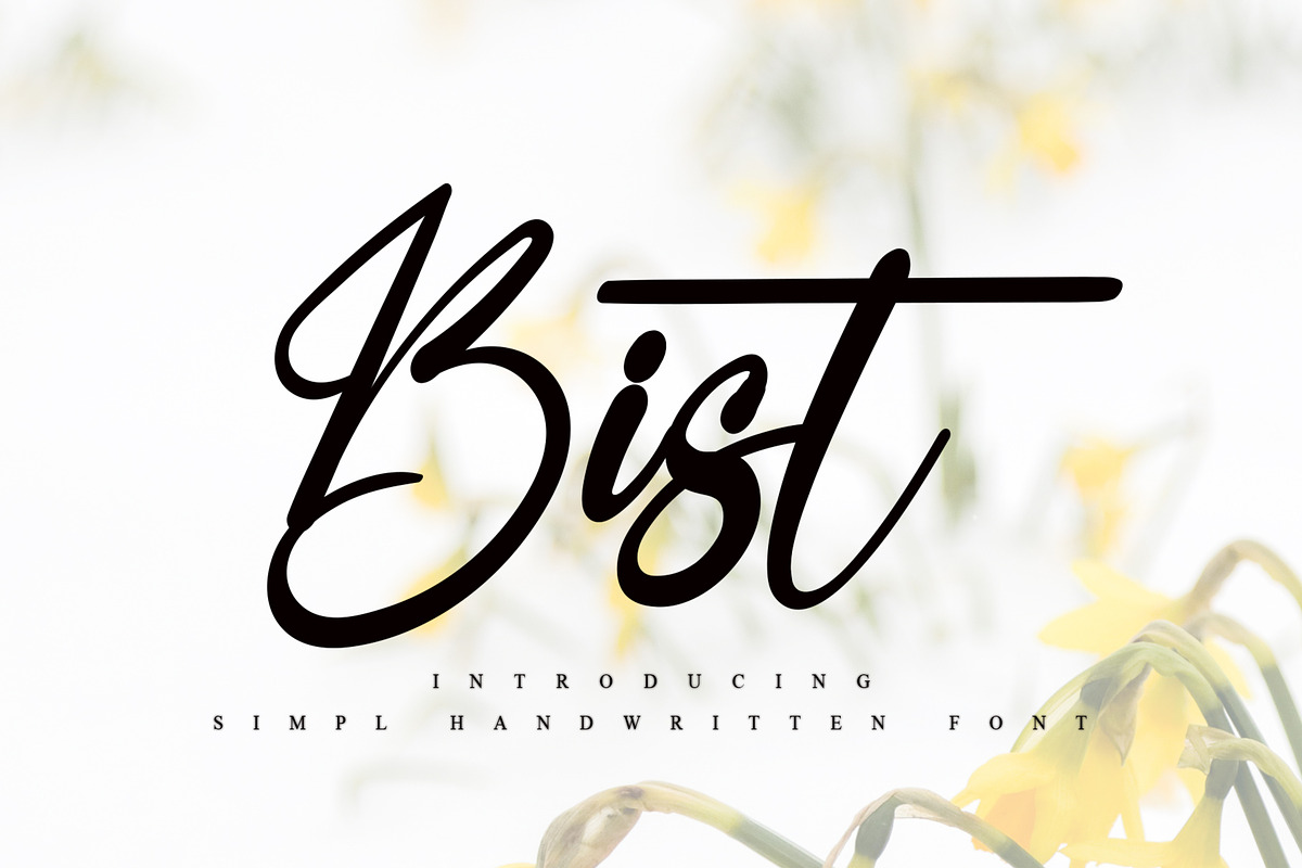 Bist, a Handwritten Font by FreshTypeINK (Photo 1 of 6)