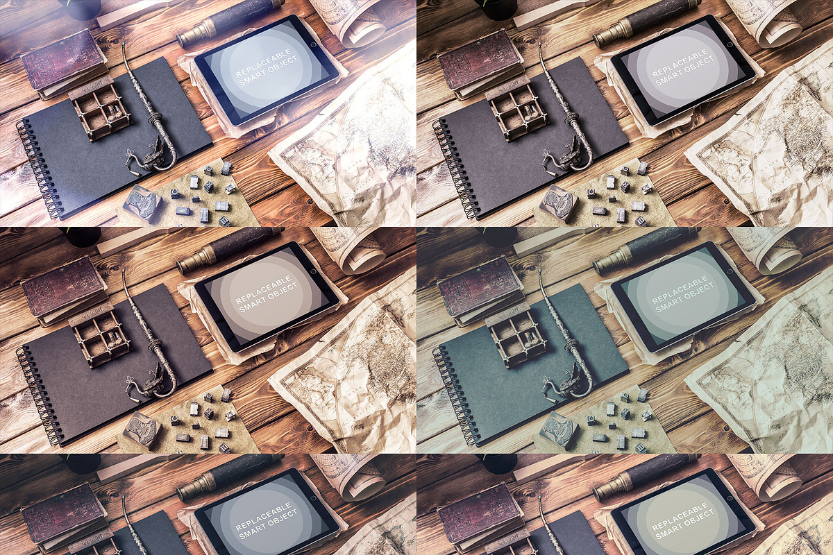 iPad Air Mockup Set - 7 Photo PSD, an iPad Mockup by mockupgeek (Photo 6 of 6)