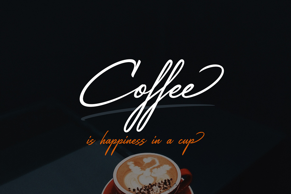 Blue Handwritten Font, a Script Font by sunnytudu (Photo 2 of 13)