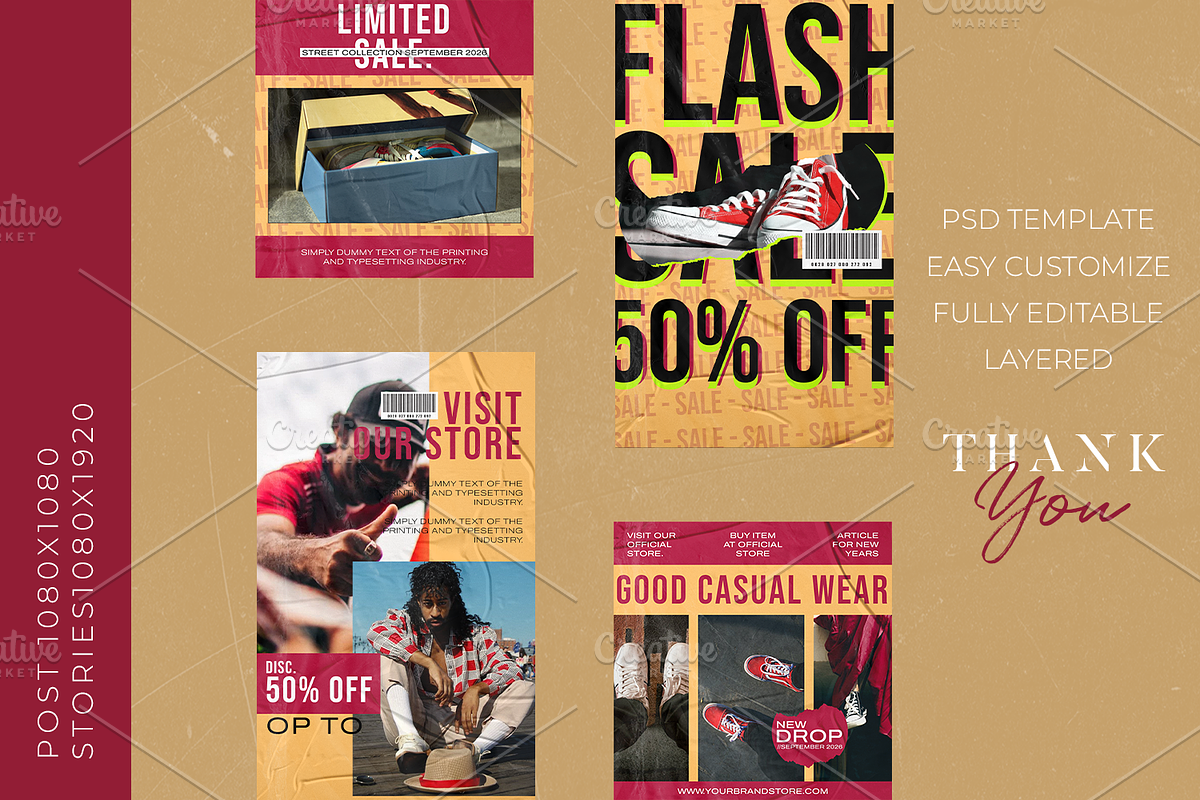 Fashion Instagram Template - Larnere, a Social Media Template by Gibcreat (Photo 4 of 4)
