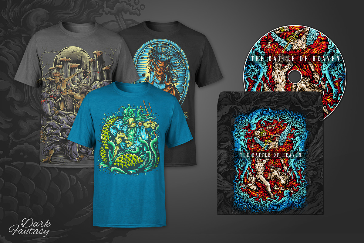 100 T-Shirt and Merchandise Graphics, an Animal Illustration by TSV Art Collective (Photo 6 of 23)
