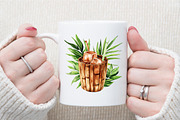 Summer Coffee Sublimation Clipart Bu, an Illustration by Sublimation Artist (Thumbnail 5 of 6)