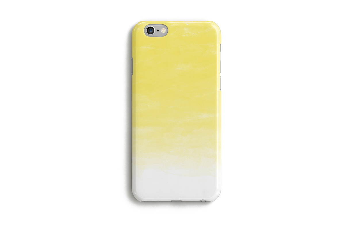 Yellow Ombre Watercolor Backgrounds, a Texture Graphic by KitsPix (Photo 4 of 4)