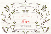 Branches design elements set, a Decorative Illustration by Dreaming_Lucy (Thumbnail 2 of 5)
