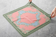 Belle Époque Garden Silk Scarf, an Object Graphic by ilustrinna (Thumbnail 5 of 7)