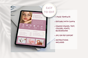 Beauty Influencer Media Kit Pink, a Resume Template by Golden Horizons Studio (Thumbnail 2 of 11)