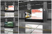 Subway Billboard Advertising Mockup, an Advertising Mockup by Unerispace (Thumbnail 1 of 5)